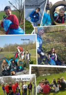 Foto-koláž - čištění ohře